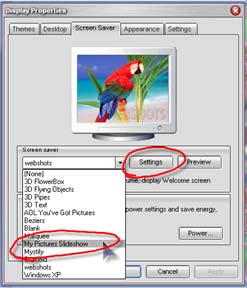display properties